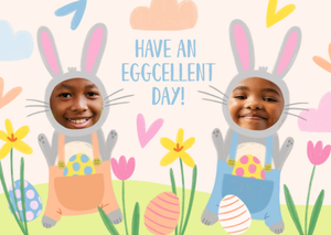 Have An Eggcellent Day Photo Upload Easter Card