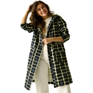 Regatta Womens Orla Longer Longline Waterproof Jacket - 14 / Giant Poppy Mono
