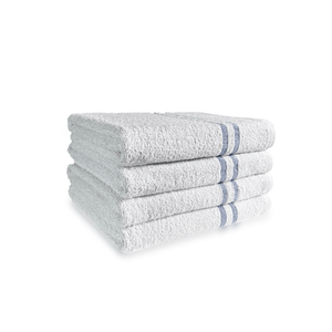 340GSM Blue Header Leisure Bath Towel - 60x125 cm