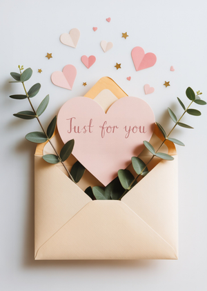 Just For You Envelope Thinking Of You Card