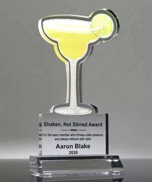 Acrylic Margarita Trophy