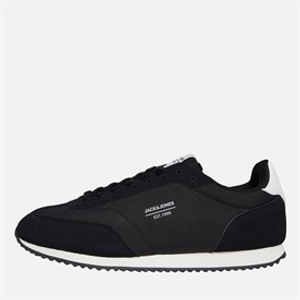 JACK & JONES Mens Retro Runner Trainers Black