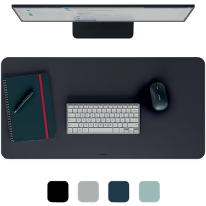 Leitz Large Desk Mat 53820095 Black 80 x 40 cm PVC  (Polyvinyl Chloride) Rollable