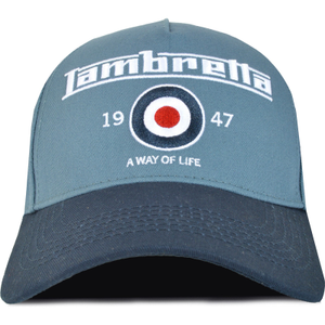 Lambretta Mens Classic Cap Baseball Cap - Dark Blue - OS - One Size / Dark Blue