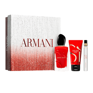 Armani Si Passione Eau de Parfum Women's Gift Set Spray (100ml) with 50ml Body Milk and 10ml EDP