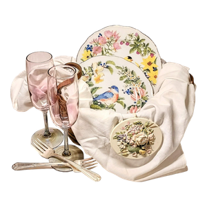 Birdwatchers Picnic Gift Basket- Set of 9