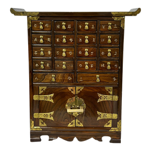 Vintage Korean Apothecary Cabinet