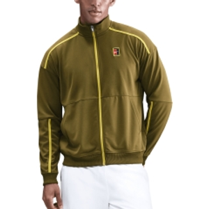 Nike Court Heritage Chaqueta - Olive Flak/Saffron Quartz
