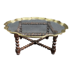 Regency Barley Twist Oak Coffee Table