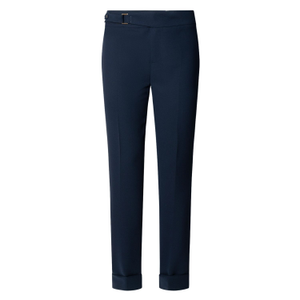 Blue Straight-Leg Tailored Trousers Atelier (M)