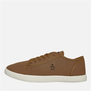 Original Penguin Mens Sparton Canvas Pumps Tan