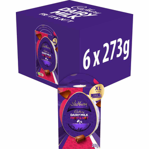 Cadbury Dairy Milk Fruit & Nut Easter Egg XL 273g (Box of 6)
