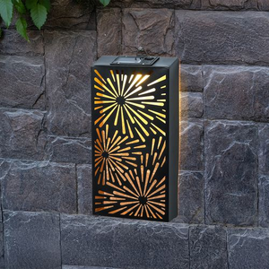 Sunburst Solar Wall Light Art