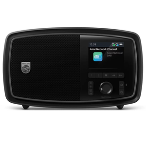 Philips Century Retro Rechargeable Radio | FM/DAB+ Portable Radio with Bluetooth 5.4 and Replaceable Battery