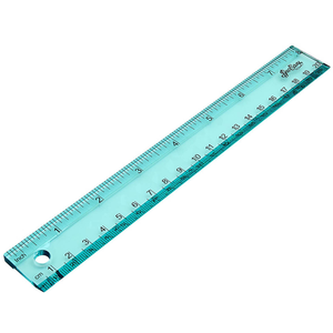 Règle rectangle quilting 20,3 cm x 2,54 cm Easy-Quarter- Turquoise