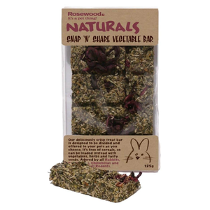 Rosewood Naturals Snap 'n' Share Vegetable Bar 125g