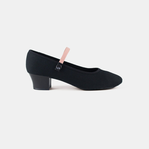 1st Position Cuban Heel Canvas Character Shoes