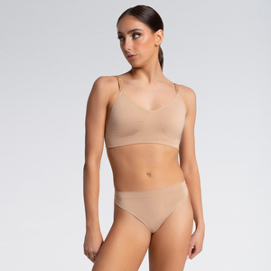 Capezio Seamless Clear Back Bra