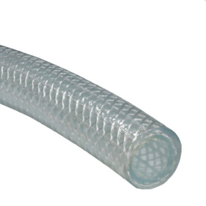 Apache 3/4" Reinforced Clear Vinyl Tubing With Nylon Braid Reel 300'