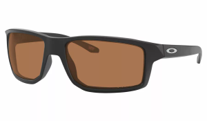 Oakley Gibston Prescription Sunglasses - Matte Black, Oakley Bronze Polarised