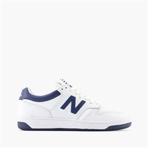 New Balance Junior 480 Trainers White/Navy
