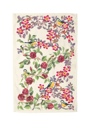 Birds In The Garden Tea Towel