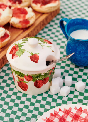 Strawberries Large Sugar Pot
