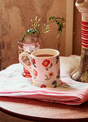 Poppies & Pinks 1/2 Pint Mug