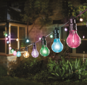 Decor Festoon String Lights - Multi Set of 20