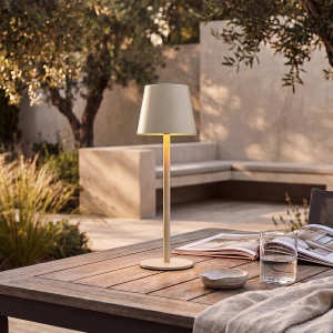 Turin Rechargeable Table Lamp - Ivory
