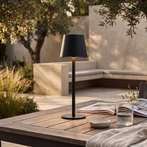 Turin Rechargeable Table Lamp - Onyx