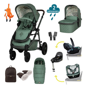 Cosatto Wow 3 Rotate & Recline All Stage Cozy Bundle - Meadow