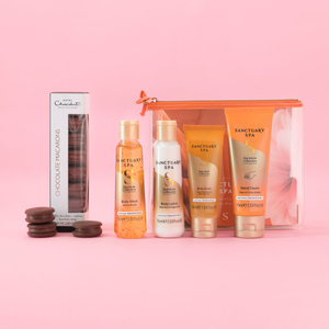 Sanctuary Spa Petite Retreat & Hotel Chocolat Macarons Gift Set