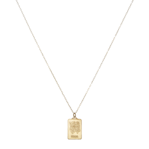 Pre-Owned 9ct Gold Lightweight Gemini Horoscope Necklace