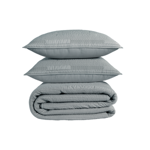 Emerson Quilt Set - Grey