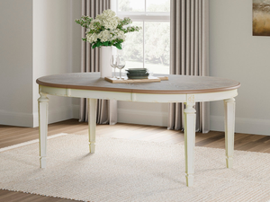 Round/Oval Table Realyn Dining Table w/ Extension Leaf