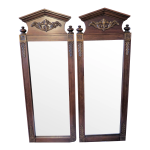 Pair of Matching 1960s Style Hollywood Regency Mirrors