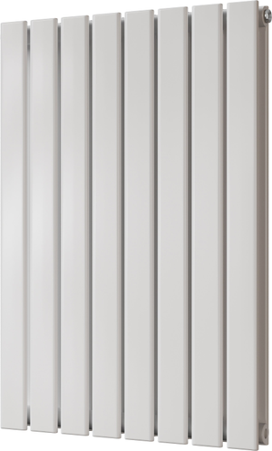 Typhoon - White Designer Radiator H800mm x W544mm Double Panel - Feet Included