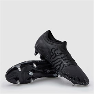 Canterbury Mens Speed Infinite Team SG Soft Ground Rugby Boots Black/Silver