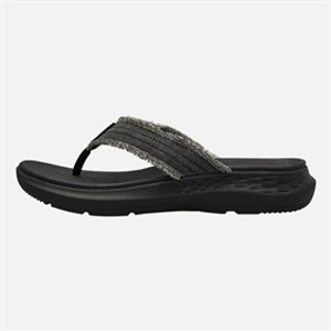 SKECHERS Mens Parson SD Gino Flip Flops Black