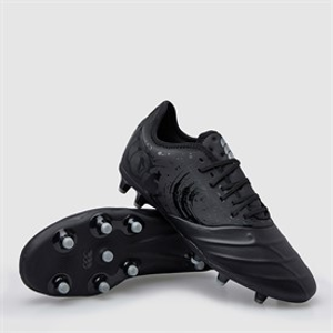 Canterbury Mens Phoenix Genesis Pro FG Firm Ground Rugby Boots Black/Silver