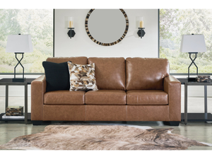 Default Title Bolsena Caramel Leather Sofa