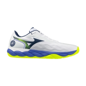 Mizuno Wave Enforce Court AC - White/Dazzling Blue/Lightning Yellow