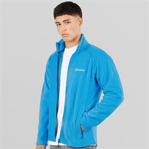 Berghaus Mens Asgarby Full Zip Fleece Jacket Light Blue