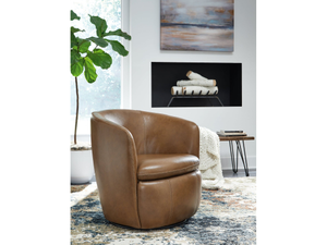 Default Title Kierreys Caramel Swivel Chair