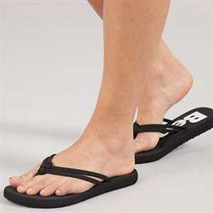 Bench Womens Invisa Flip Flops Black