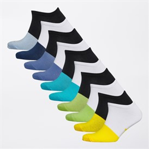Bench Mens Taur Ten Pack Trainer Socks Mixed