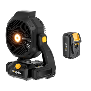 BougeRV F02 Portable Cordless Outdoor Fan with 144Wh Battery