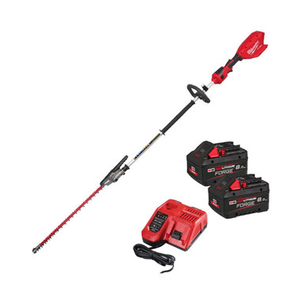Milwaukee M18 FHETE22-802 FUEL™ 18V 216cm Extended Pole Hedge Trimmer with 2x 8.0Ah Batteries & Charger