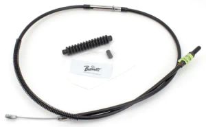 Barnett Standard Size Clutch Cable 63 Inch Outer Cable Length in Black Finish For 2006-2017 Softail, Dyna & 2006-2007 Touring (Excl. Hydraulic Clutch Models) (101-30-10036)